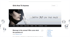 Desktop Screenshot of girlshowtoimpress.com
