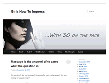 Tablet Screenshot of girlshowtoimpress.com